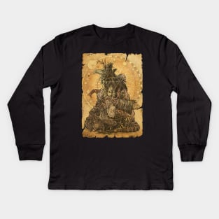 Card Dark Crystal 7 Kids Long Sleeve T-Shirt